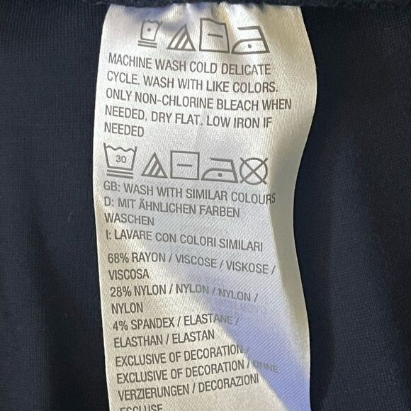 NWOT Haute Hippie Tribe Ponte Pant Satin Insert with Lace Up Detail, Size Small - Picture 6 of 7